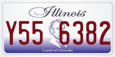 IL license plate Y556382