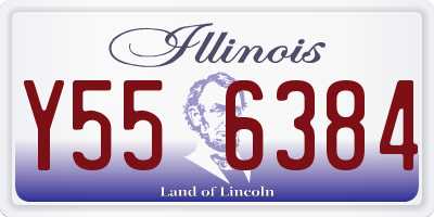 IL license plate Y556384