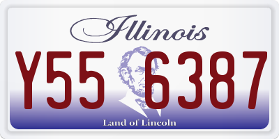 IL license plate Y556387