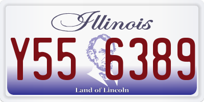 IL license plate Y556389