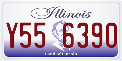 IL license plate Y556390