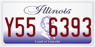 IL license plate Y556393