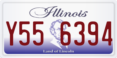 IL license plate Y556394