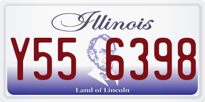 IL license plate Y556398