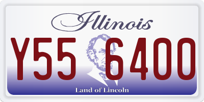 IL license plate Y556400
