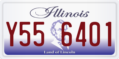 IL license plate Y556401