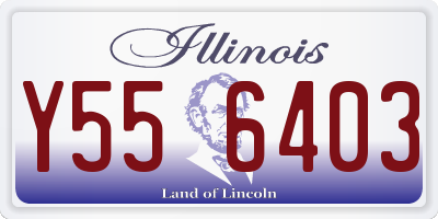 IL license plate Y556403
