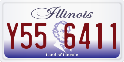IL license plate Y556411