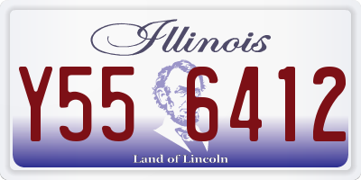 IL license plate Y556412