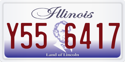 IL license plate Y556417