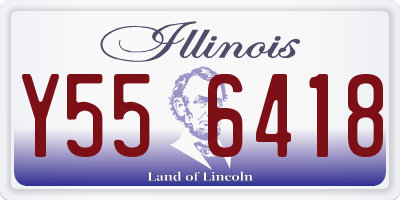 IL license plate Y556418