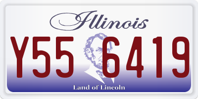 IL license plate Y556419