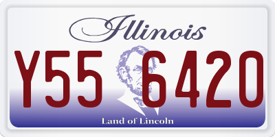 IL license plate Y556420