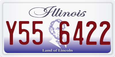 IL license plate Y556422