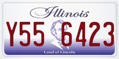 IL license plate Y556423