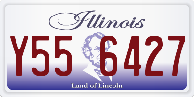 IL license plate Y556427