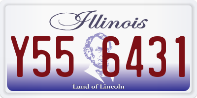 IL license plate Y556431