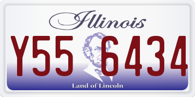 IL license plate Y556434