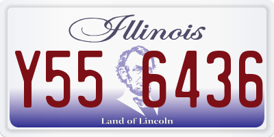 IL license plate Y556436