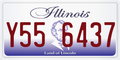 IL license plate Y556437