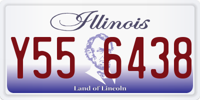 IL license plate Y556438
