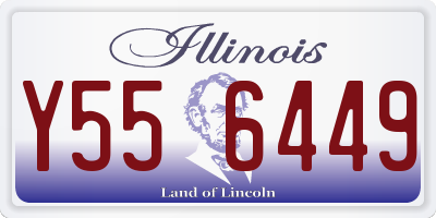 IL license plate Y556449