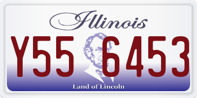 IL license plate Y556453