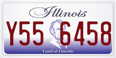 IL license plate Y556458