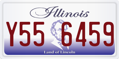 IL license plate Y556459