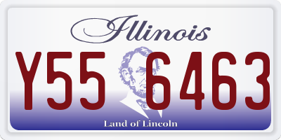 IL license plate Y556463