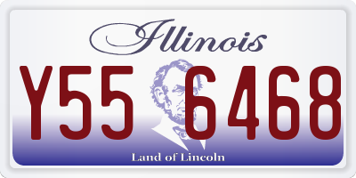 IL license plate Y556468