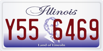 IL license plate Y556469