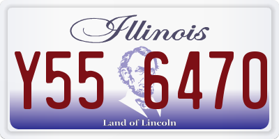 IL license plate Y556470