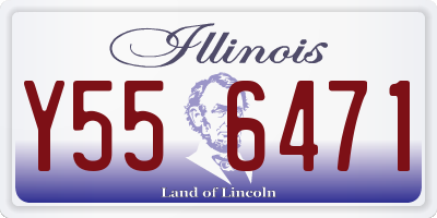 IL license plate Y556471