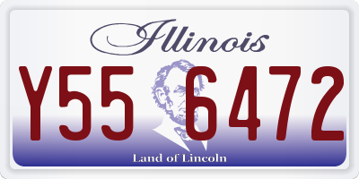 IL license plate Y556472