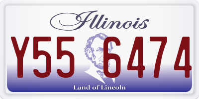 IL license plate Y556474