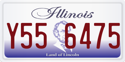IL license plate Y556475