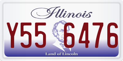 IL license plate Y556476