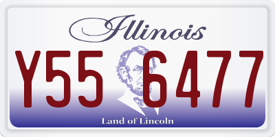 IL license plate Y556477