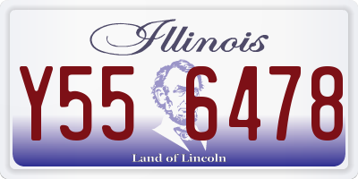 IL license plate Y556478