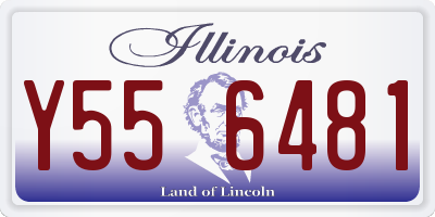 IL license plate Y556481