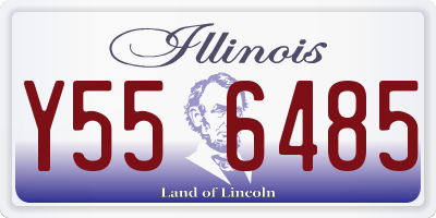 IL license plate Y556485