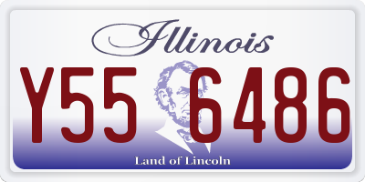IL license plate Y556486
