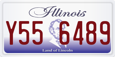 IL license plate Y556489