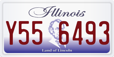 IL license plate Y556493