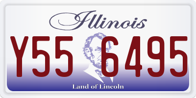 IL license plate Y556495