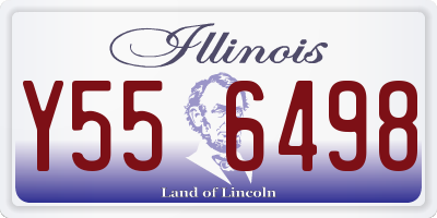 IL license plate Y556498