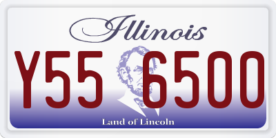 IL license plate Y556500