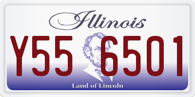 IL license plate Y556501