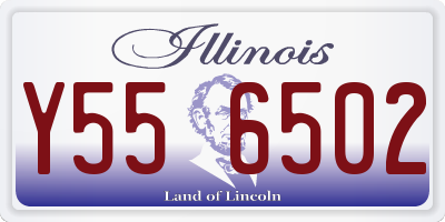 IL license plate Y556502